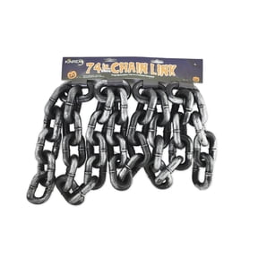 Plastic Chain - Halloween Plastic Chain - Grey And Black Chain