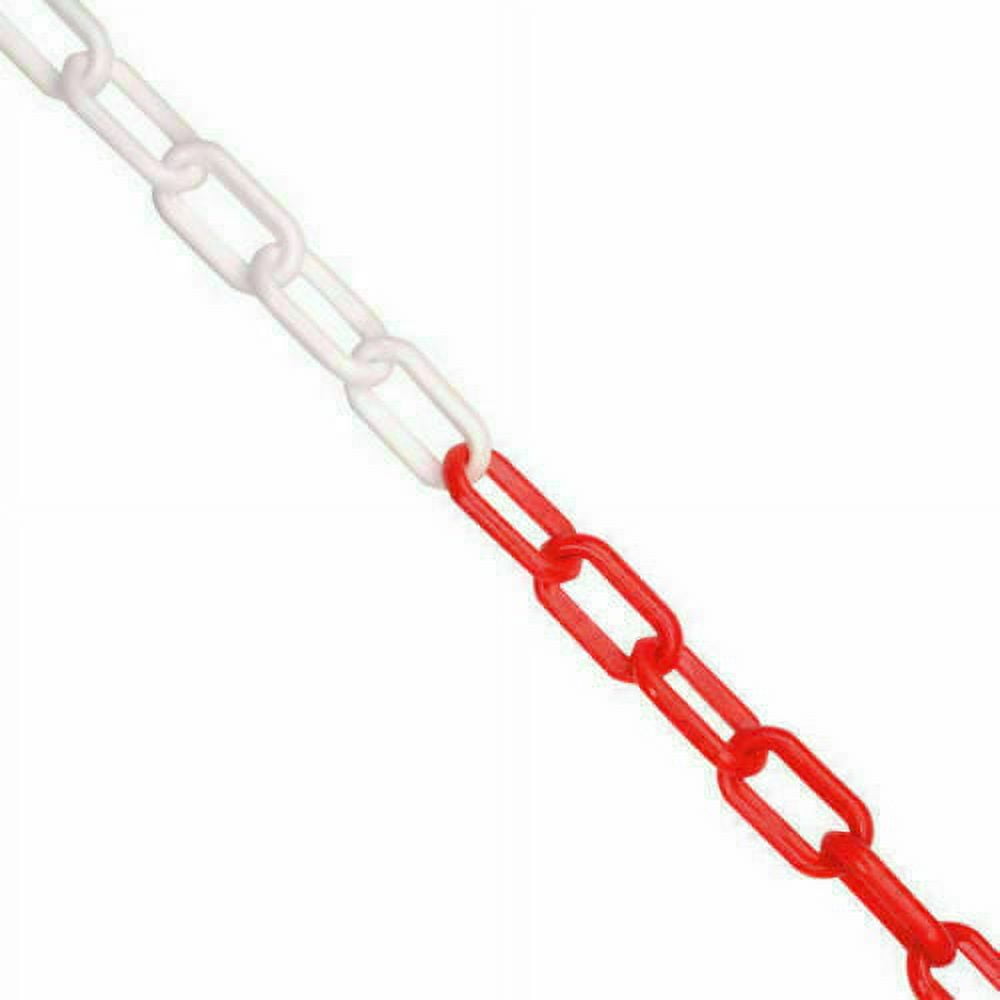 Plastic Chain Safety Barrier Plastic Barrier Chain UV Protected Weatherproof for Crowd Control