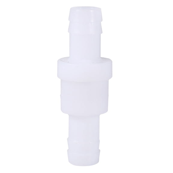 Plastic Check Valve 12mm Inline Check Valve Plastic One Way Non Return Valve Gas Liquid Air Hose White