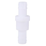 Plastic Check Valve 12mm Inline Check Valve Plastic One Way Non Return Valve Gas Liquid Air Hose White