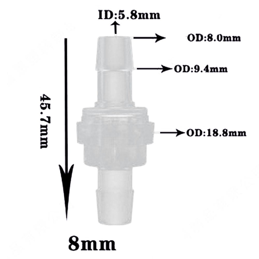 Plastic Check Valve Gas Check Valve Water Stop Valve Line Fluid for Air