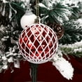 thumbnail image 1 of Plastic Christmas Baubles, 6-Piece Shatterproof Ornament Set for Holiday Tree Decor, 1 of 6