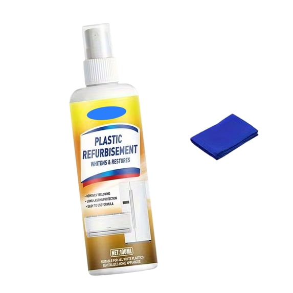Plastic Cleaner Yellowing Remover for Oxidation Marks Stain with Cleaning Towel