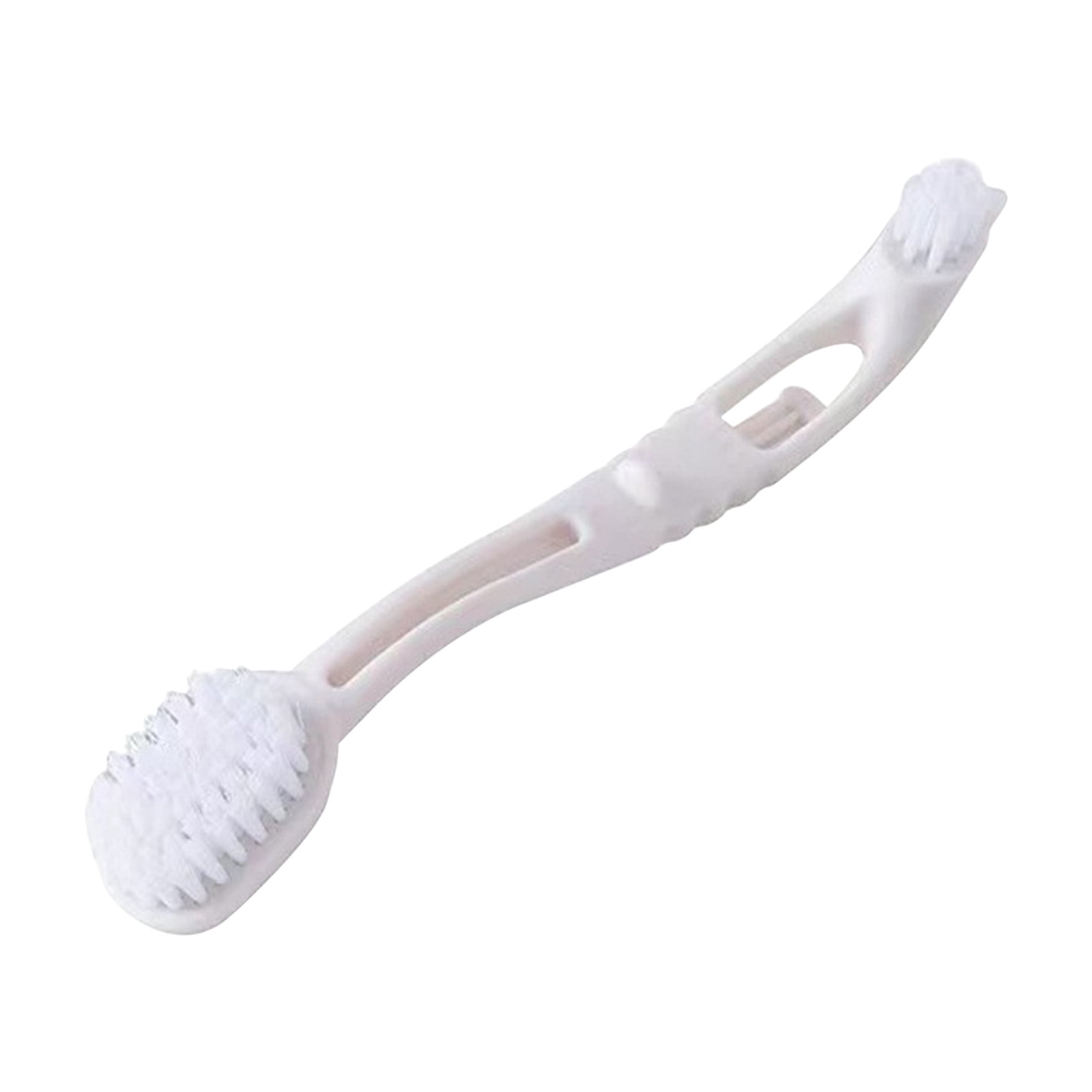 Plastic Cleaning Brush with Stiff Nylon Bristles for Cleaning Corners