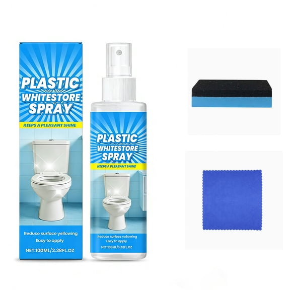 Plastic Cleaning Spray 100ml - Eco-Friendly Formula for All Plastic Surfaces