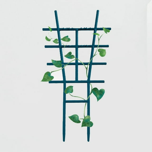 Plastic Climbing Plants Trellis | 11-Inch Stackable Garden Grid | Indoor Flower Support Frame for Vines, Cucumbers & Peas