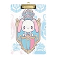 thumbnail image 1 of Plastic Clipboard Acrylic Hanging Clip Board with Gold Low Profile Office School Supplies 12.5x9 Cinnamoroll with Crown and Shield, 1 of 9