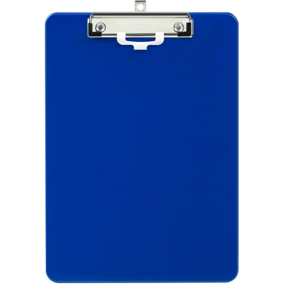 Plastic Clipboard, Clip Board with Low Profile Clip, Standard A4 Letter Size Clipboards for Nurses, Students, Office and Women