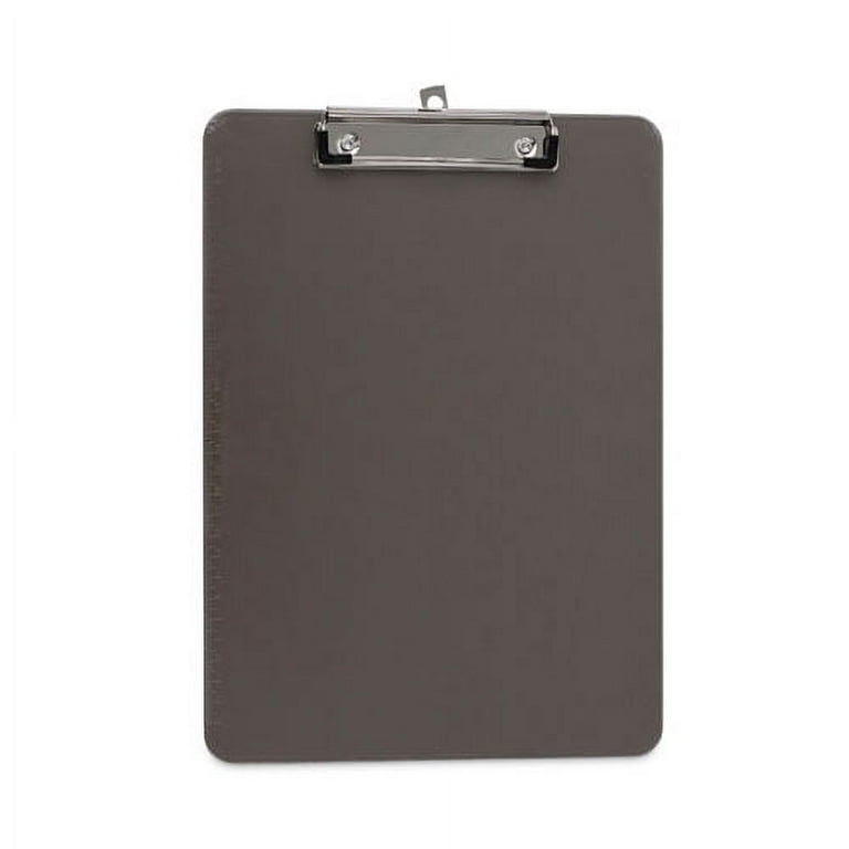 Plastic Clipboard with Low Profile Clip, 0.5 Plastic Clipboard with Low Profile Clip, 0.5
