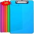 thumbnail image 1 of Plastic Clipboards 12.5 x 9 Inch – 1-Pack Extra Thick Boards, Low-Profile Clip, Great for Nurses, Construction, Business – Anti-Slip, Reusable & Easy to Clean, 1 of 7