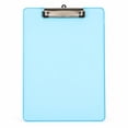 thumbnail image 1 of Plastic Clipboard, 1 Pack, 12.4 x 8.9 Inch, Letter/A4 Size, Low-Profile Metal Clip,Blue, 1 of 7