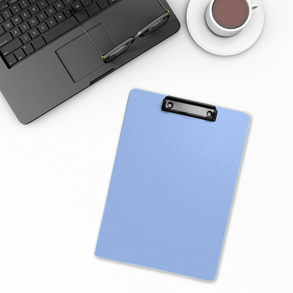 Plastic Clipboards Multiple Colors Clip Boards with Low Profile Metal Clip,Hangable Low Profile Clipboard, Standard A4 Letter Size for Students, Teacher,Doctor, Nurse,Office Clerk 12.2 x 8.7 Inch