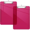 thumbnail image 1 of Plastic Clipboards, Translucent Ruler Clip Board with Low Profile, Office Supply, School Supplies, Letter Size 9 x 12.5 Inches, 1 of 7