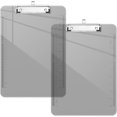 thumbnail image 1 of Plastic Clipboards, Translucent Ruler Clip Board with Low Profile, Office Supply, School Supplies, Letter Size 9 x 12.5 Inches, 1 of 7