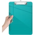 thumbnail image 1 of Plastic Clipboards, Translucent Ruler Clip Board with Low Profile, Office Supply, School Supplies, Letter Size 9 x 12.5 Inches, 1 of 7