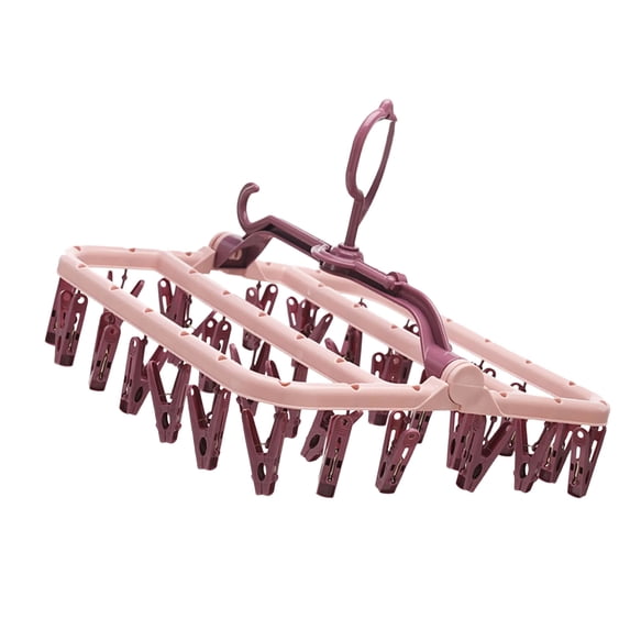 Plastic Clothes Hanger Adjustable Clip Space Saving Designs Indoor Outdoor Use