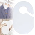 Plastic Clothing Rack Size Dividers, White Hanging Size Markers for ...