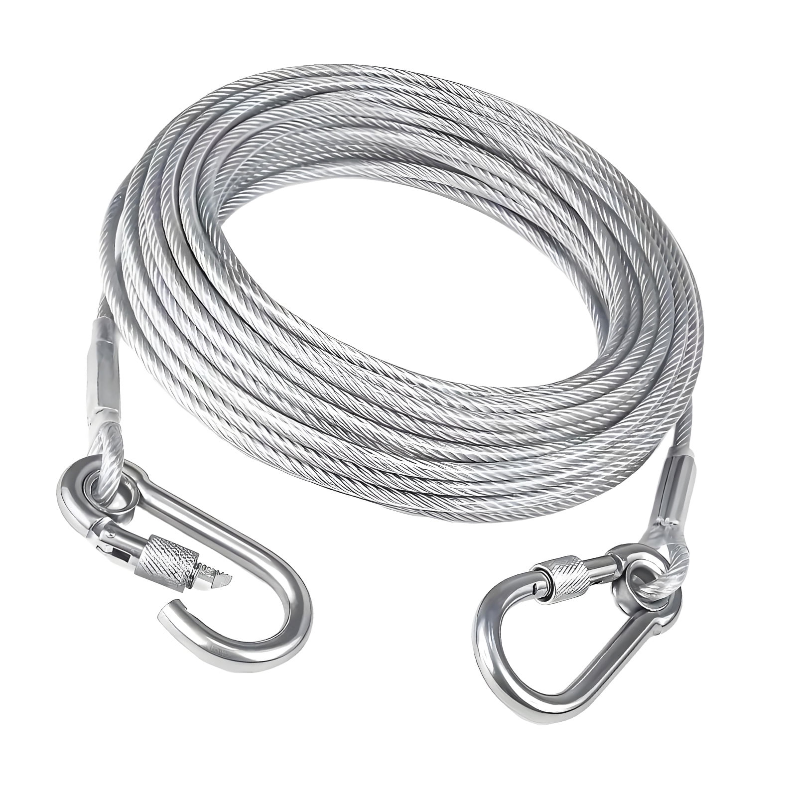 Steel Wire Rode Plastic Coated Steel Wire Rope Portable Windproof Clothes Rope Heavy ...