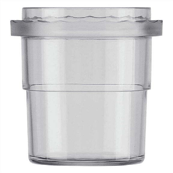 Plastic Coffee Dosing Mug Baristas Tool Espresso Cup for 58mm Sniffing Powder Feeder Clear