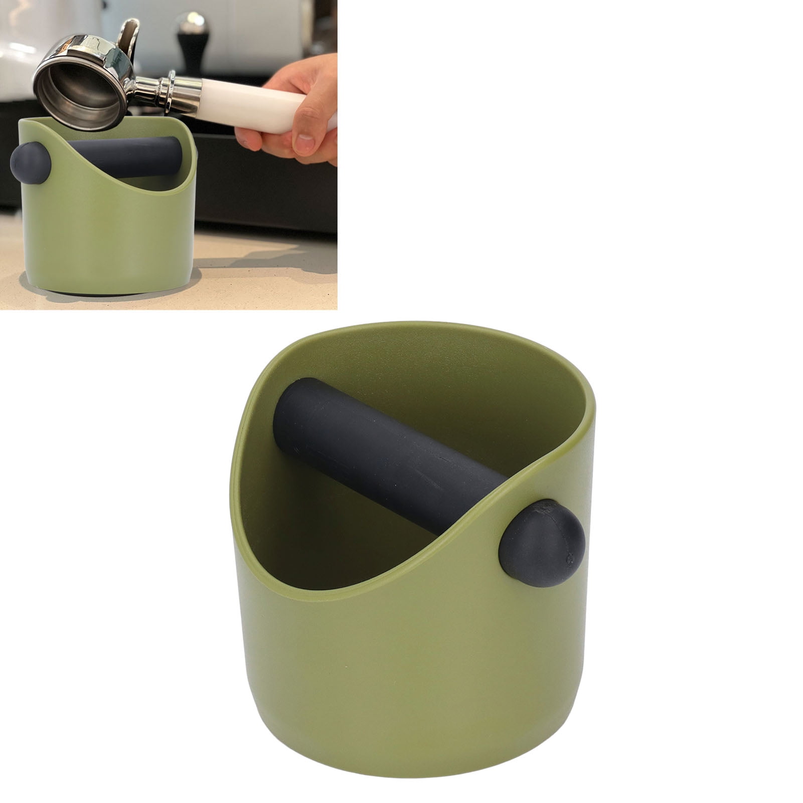 Plastic Coffee Knock Box, Portable Coffee Grind Dump Bin, Coffee Knock