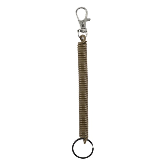 Plastic Coil Spring Keychain with Stretchable Designs Portable Coil Key Accessories for Easy Carrying and Key Safety