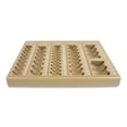 thumbnail image 1 of Plastic Coin Tray, 6 Compartments, Stackable, 7.75 X 10 X 1.5, Tan | Bundle of 5 Each, 1 of 2