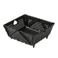 thumbnail image 1 of Plastic Colander - Foldable Drain Basket with Resting Feet Kitchen Food Strainer Space-Saving Yellow, 1 of 7