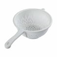 thumbnail image 1 of Colander With Handle For Washing Fruits And Vegetables Compact Strainers And Colanders For Food And Easy To Store For Home Use, 1 of 4