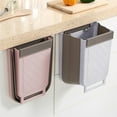 thumbnail image 1 of Plastic Collapsible Trash Can Wall Mounted Foldable Trash Can Pink Plastic Hanging Kitchen Bin with Telescopic Storage(1-Piece) Rkxzt, 1 of 8