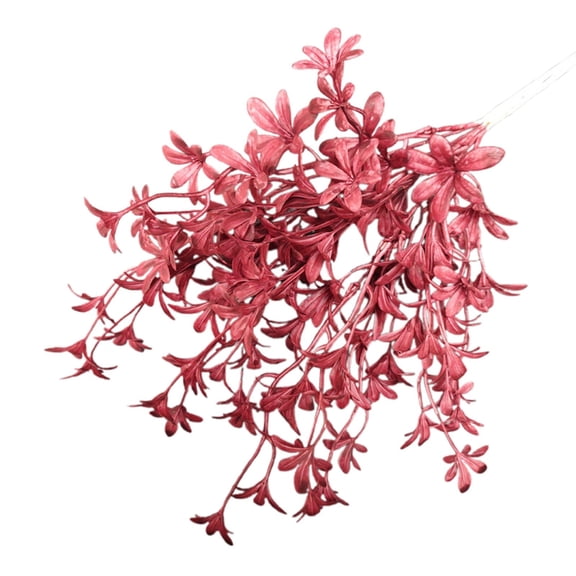 Plastic Color Fork Dream Orchid Faux Flowers, Realistic Small Bouquet, Home Office Hotel Furniture Floor Decoration Flower A