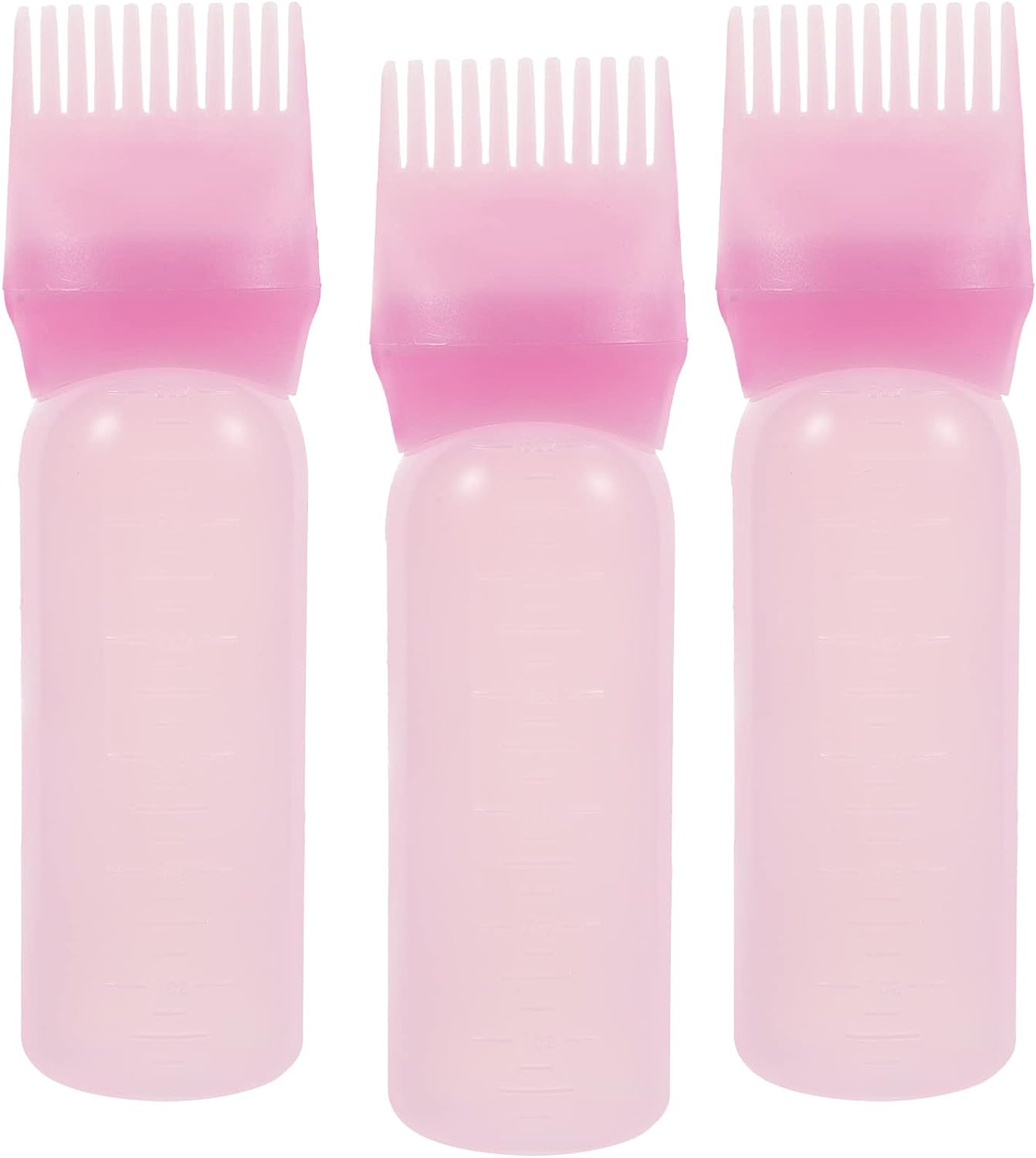 Plastic Comb Plastic Comb 3pcs Hair Color Oiling Bottles Root Comb