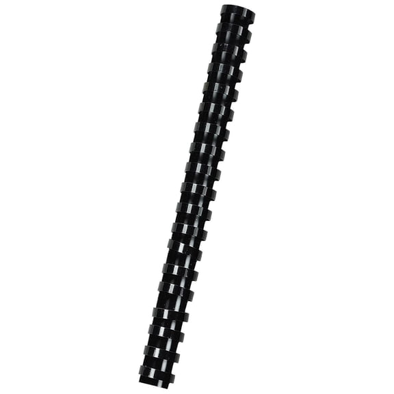Plastic Comb Binding Spines, 1 1/2 Inch Diameter, Black, 340 Sheets, 50 Pack (52368)
