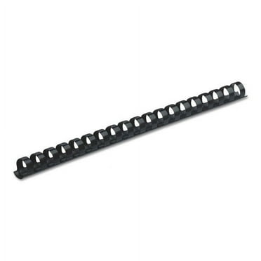 Plastic Comb Bindings, 1/2" Diameter, 90 Sheet Capacity, Navy Blue, 100/Pack | Bundle of 2 Packs