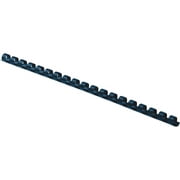 Plastic Comb Bindings, 5/16" Dia, 40 Sheet Capacity, Navy Blue, 100 Combs/pack | Bundle of 5 Packs