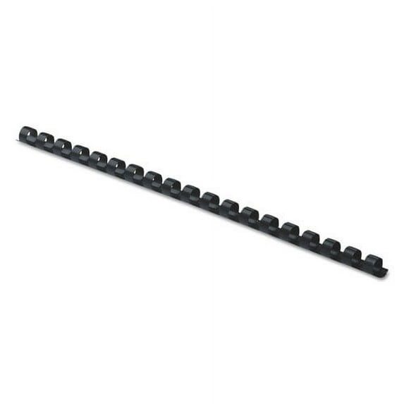 Plastic Comb Bindings, 5/16" Diameter, 40 Sheet Capacity, Navy Blue, 100/Pack | Bundle of 2 Packs