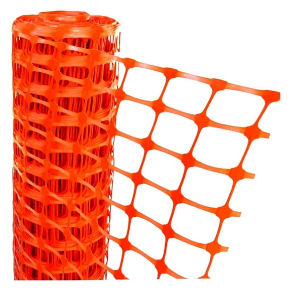 Plastic Construction Fencing 250 Feet Orange Netting Barrier Safety Mesh Snow Fence Roll