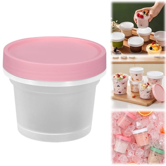 Plastic Containers Airtight with Lid,Reusable Freezer Dishwasher Safe Takeout for Soup and More,for Slicing Watermelon into Cubes,Hecnuo