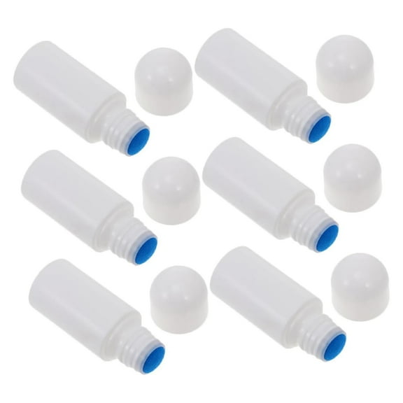 Plastic Containers Empty Sponge Head Applicator Bottle,Reusable Liniment Bottle With Sponge Applicator Portable Liquid Bottle,Travel Roll on Bottles Refillable Roller Sub Bottles For Cosmetic Lotion