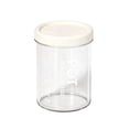thumbnail image 1 of Plastic Containers with Lids, Oimcto Reusable Containers with Snap-Top Lids, Freezer Safe, Airtight Stackable Storage for Meal Prep, Leftovers & Takeout, Round Clear(1000Ml), 1 of 9