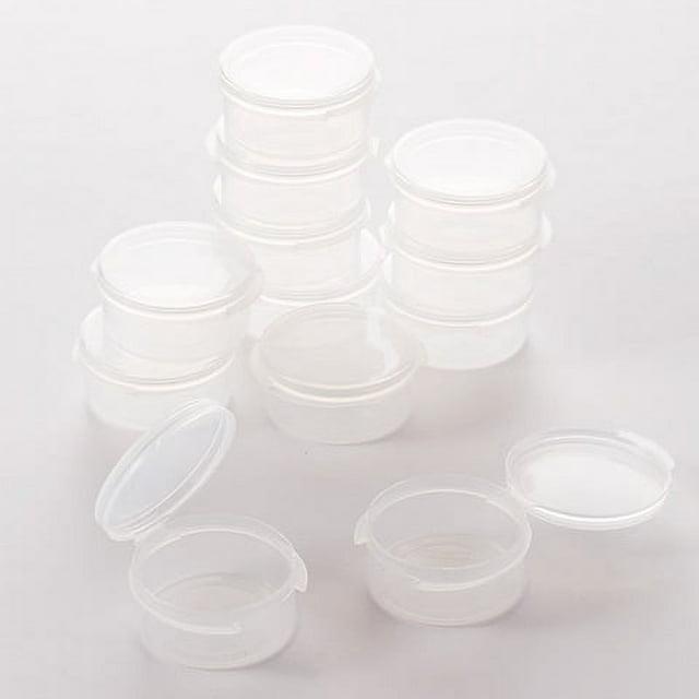 Crafty Bubbles FlipTop Plastic Cosmetic Containers 12 pieces