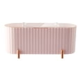 thumbnail image 1 of Plastic Cosmetic Storage Organizer Box Containers with Hinged Lid - pink, 1 of 6