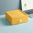thumbnail image 1 of Plastic Cosmetics Drawer Storage Box, Multi-Purpose Desktop Organizer for Makeup, , Stationery & Miscellaneous Items, 19x20x8cm, Blue/Orange/Yellow/Dark Blue, Durable & Easy to Clean, 1 of 6