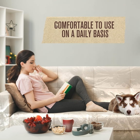 Plastic Couch Cover for Pets 96x40 Waterproof Sofa Protector