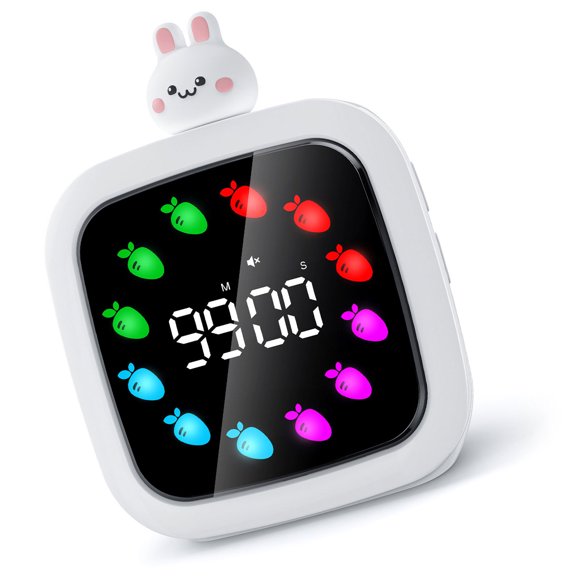 Plastic Countdown Timer 99 Minutes Digital Visual Timer Desk Time Management Tool Kids Birthday Gift