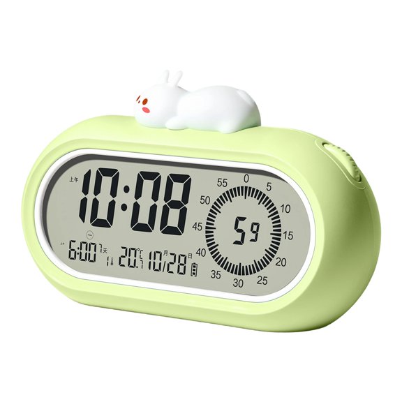 Plastic Countdown Timer Digital Alarm Clock For Enhances Focusing Task Management Home School Kitchen Quiet Operations