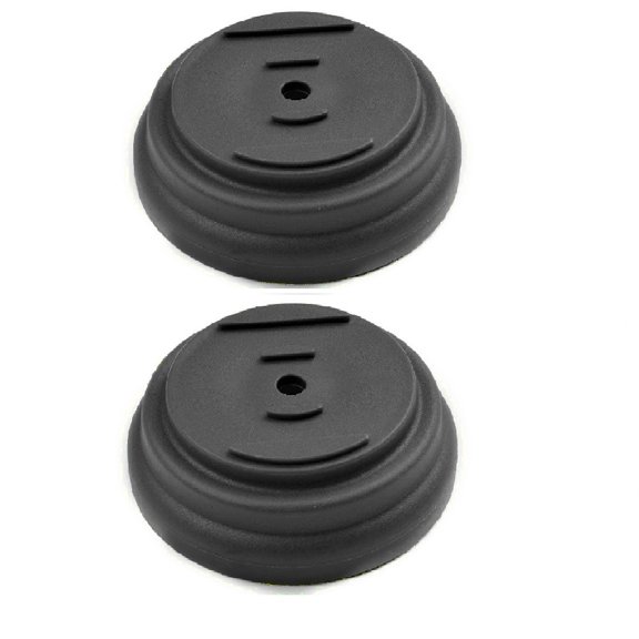 Plastic Cover Accessory for Grass Trimmers and Brush Cutters  Garden Power Tool Attachment, Detachable, Multi-Angle Adjustable Cutting Head, Black(2PCS)