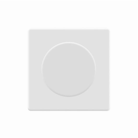 Plastic Cover Plate Elegant Socket Cover Plate with Cable Outlet for Home Office