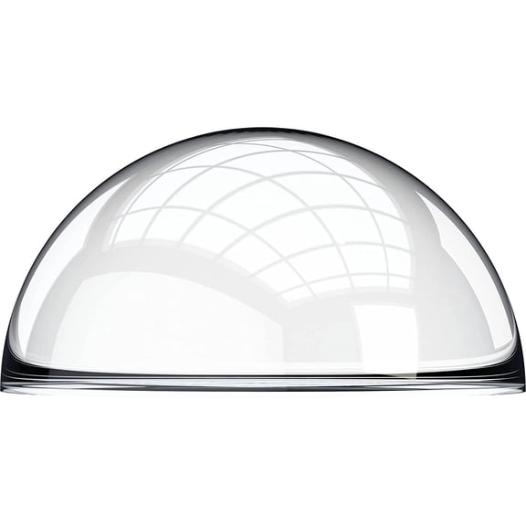 Plastic-Craft Acrylic / Plexiglass Half Sphere (Cabochon), Solid, Clear, 2-3/4"