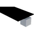 thumbnail image 1 of Plastic-Craft Acrylic Sheets, 2025 Black Opaque, 1.5MM Thick, 12" W x 24" L, Pack of 2, 1 of 1