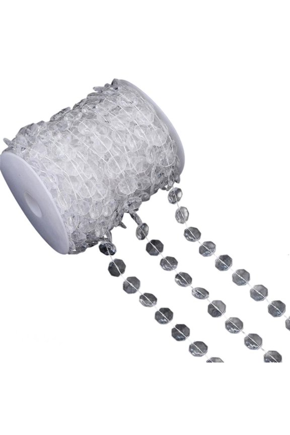 Plastic Craft Bead Chain For Art Craft Jewelry Necklace Bracelet Bridals Dress